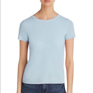 C by Bloomingdale’s light blue cashmere sweater